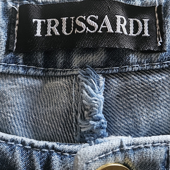 🌺Trussardi Faded Blue Denim Jeans - Picture 8 of 8